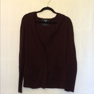 “American Eagle” Burgundy Sweater